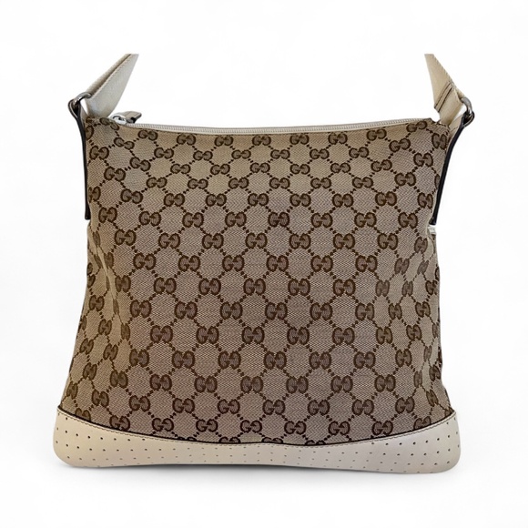 Gucci GG Crossbody Bag with Adjustable Strap - Canvas and Leather - Vintage Y2K - Picture 15 of 15